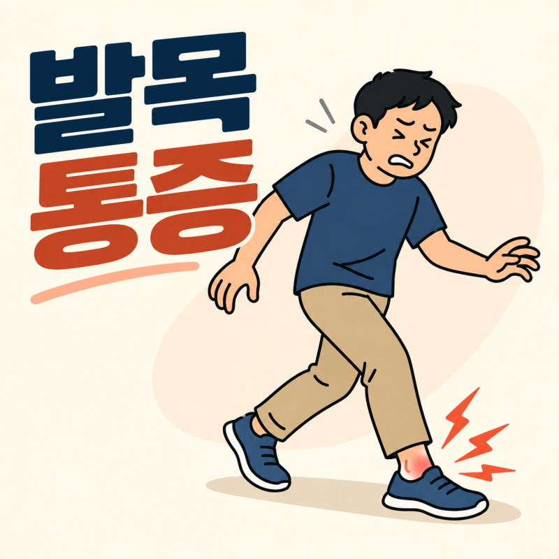 걸을 때마다 발목이 아프다면, 통증이 나타나는 위치부터 살펴보세요 [시청역한의원]