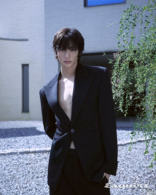 RIIZE Anton's Esquire Pictorial with Saint Laurent