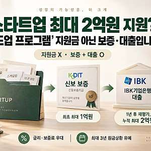 스타트업 최대 2억원 지원?｜‘빌드업 프로그램’ 지원금 아닌 보증·대출입니다