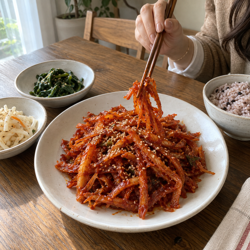 황태채볶음 레시피 추석 밑반찬 손질부터 보관방법