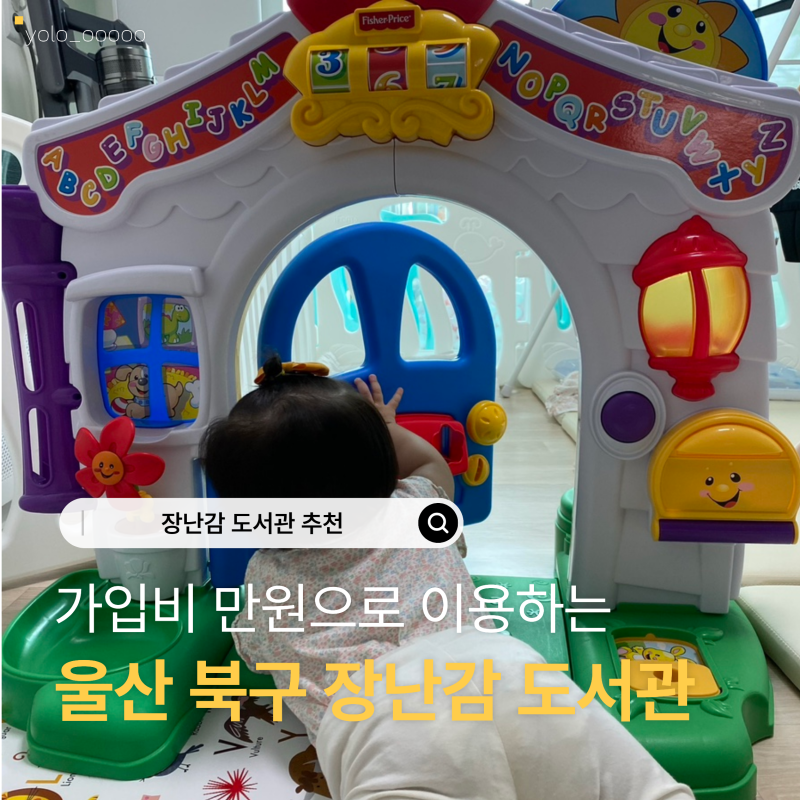가입비 만원으로 이용하는 울산 북구 장난감도서관