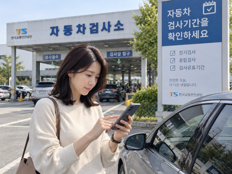 자동차검사 기간 바뀐 기준｜전 90일·후 31일, 조회·과태료·예약까지
