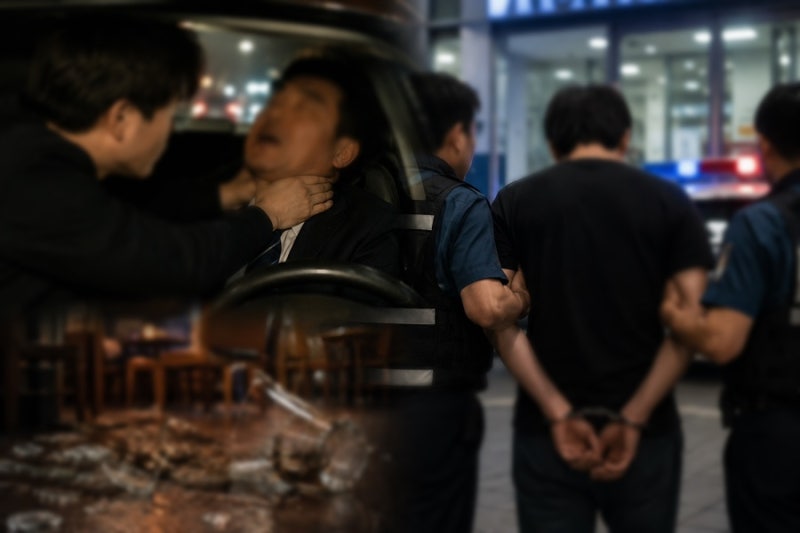 KBS 개그맨 폭행 체포,만취해 대리기사 목 잡고 행패 개콘 출신들 문제남들 줄소환