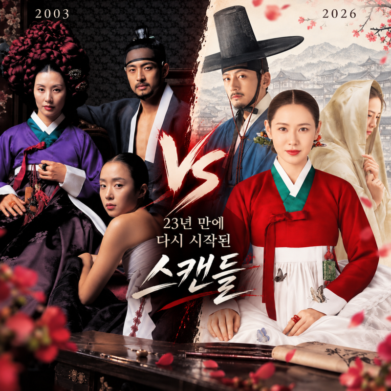 배용준 vs 지창욱, 이미숙 vs 손예진…23년 만에 돌아온 스캔들 비교