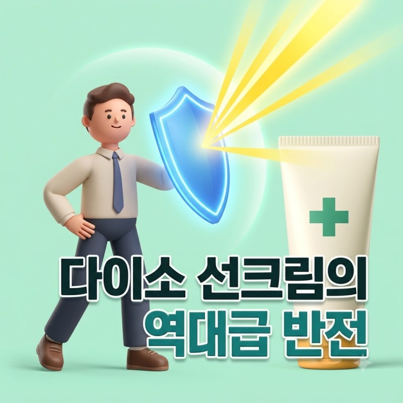 "내 피부 어쩌나..." 가성비 템의 배신인 줄 알았던 다이소 선크림의 역대급 반전