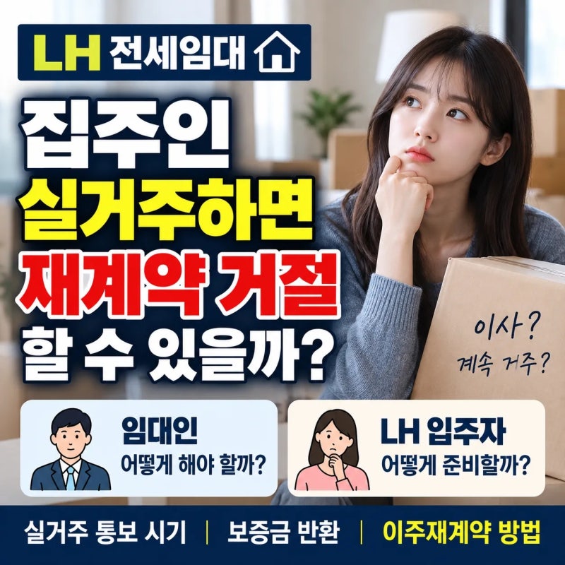 LH 전세임대 집주인 실거주하면 재계약 거절할 수 있을까?｜임대인·입주자 대처방법