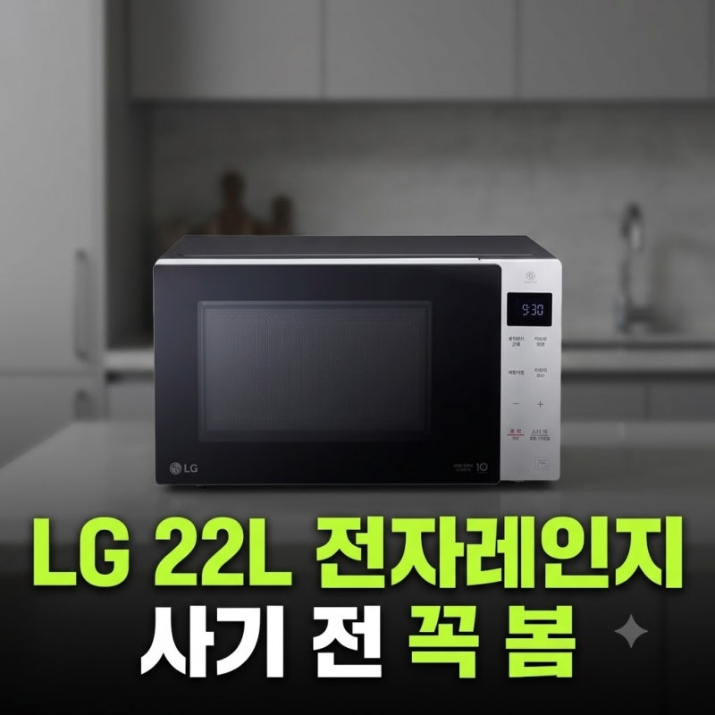 쇼핑자취생 신혼부부용 전자레인지 추천, LG 디오스 MW22EA 최저가 비교와 후기