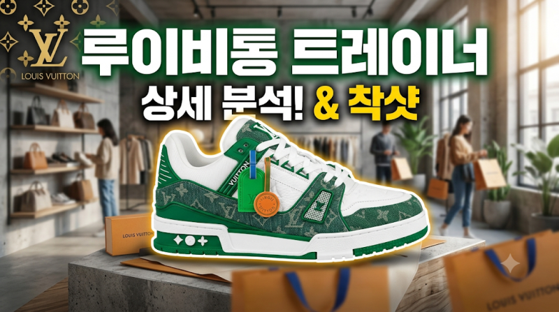 루이비통 트레이너 신발 정보