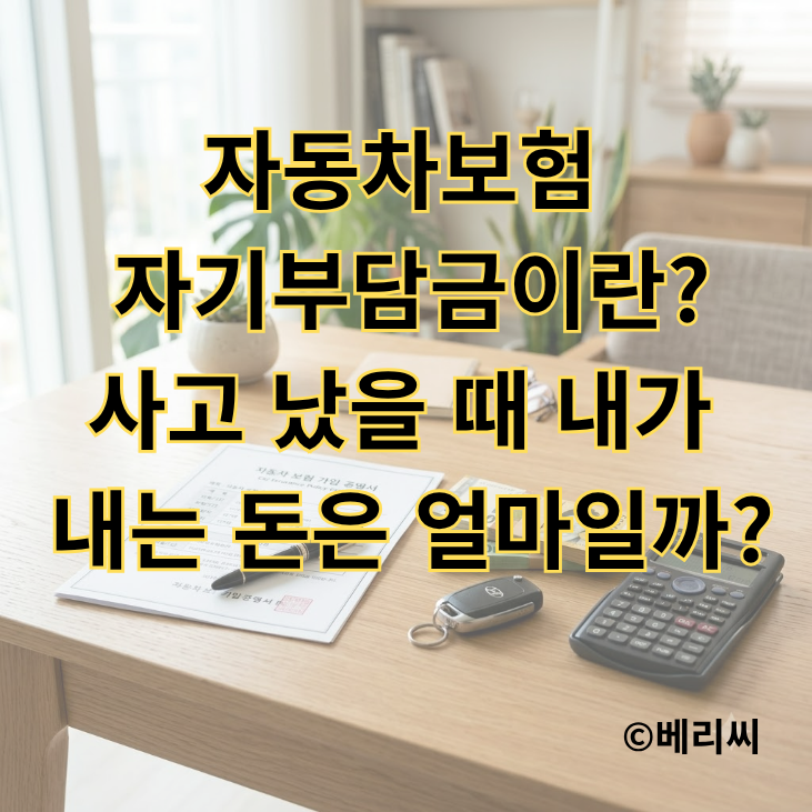 자동차보험 자기부담금이란?｜사고 났을 때 내가 내는 돈은 얼마일까?