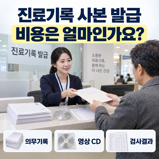대학병원 진료기록 사본 발급 비용은 얼마인가요?｜영상 CD·검사결과 발급