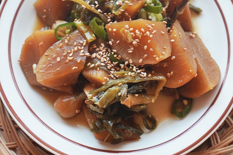 총각무지짐 알타리무지짐 묵은지 총각김치지짐 밥도둑이 따로 없어요