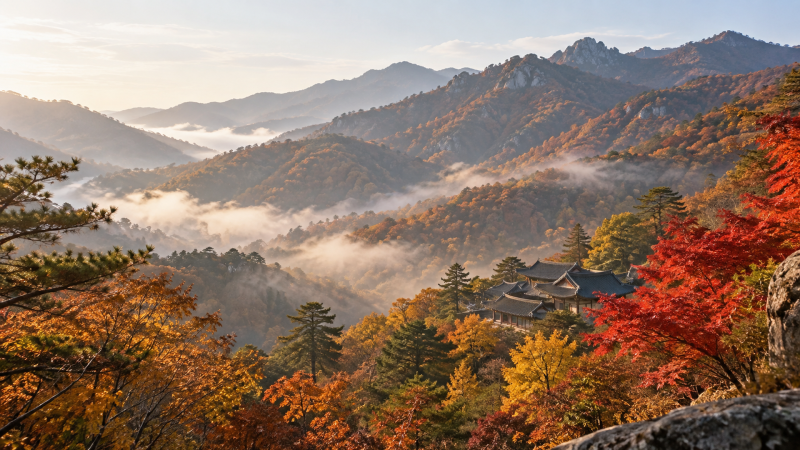 2026 오대산 단풍 시기, 첫 단풍·절정 예상일과 월정사 방문 전 확인