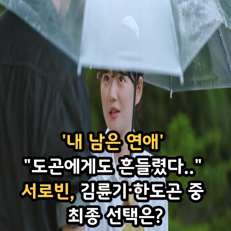 '내 남은 연애' "도곤에게도 흔들렸다.." 서로빈, 김륜기·한도곤 중 최종 선택은?