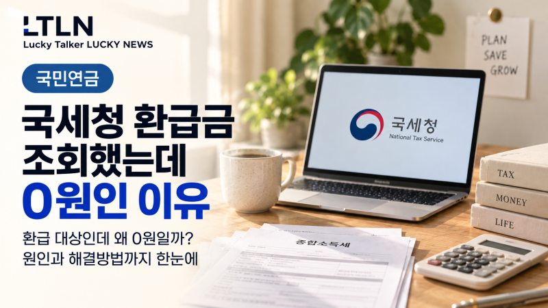 국세청 환급금 조회했는데 0원인 이유｜미수령 환급금 확인방법