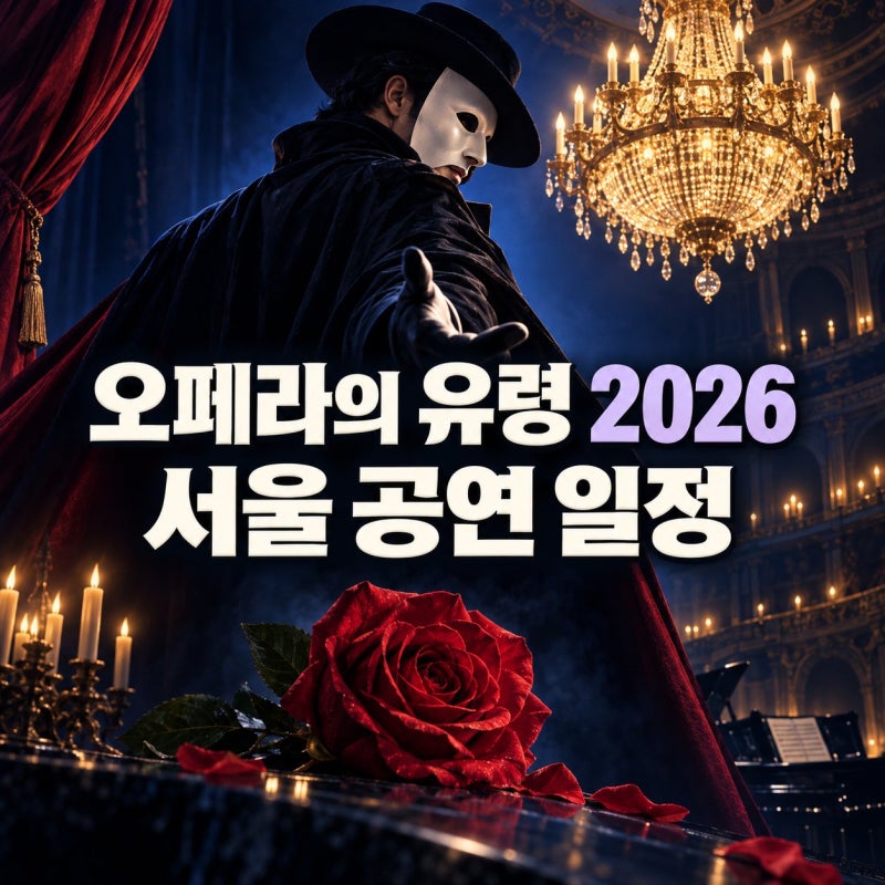 오페라의 유령 뮤지컬 2026 일정과 캐스팅 정리