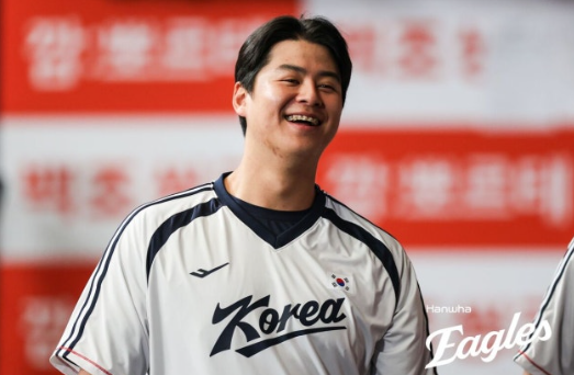 "결국 노시환이었다!" 한화 노시환 대회 첫 안타가 120m 투런포였던 이유는? 중심타자의 존재....