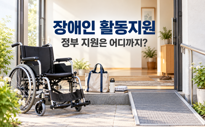 장애인 활동지원서비스, 정부 지원은 어디까지 받을 수 있을까?