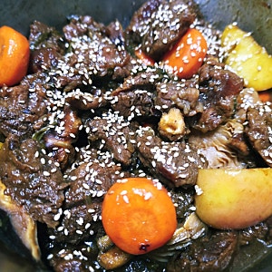 코스트코 아롱사태로 갈비찜 맛내기