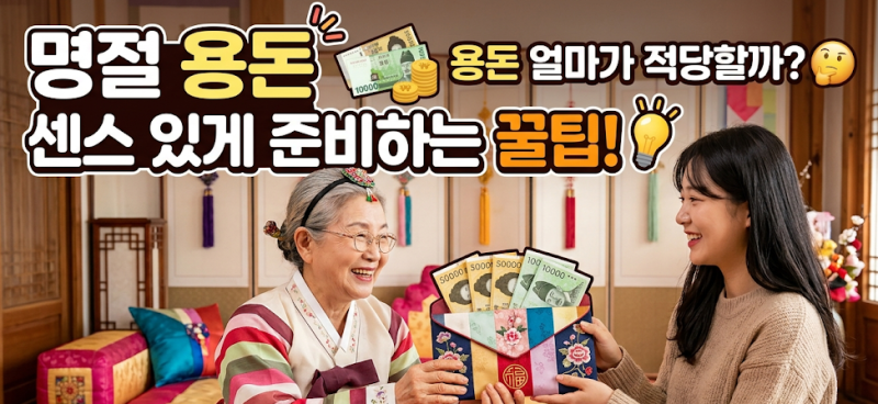 명절 용돈 얼마가 적당할까? 추석 용돈 적정 금액 총정리 — 부모님·조부모님·조카까지 (2026....