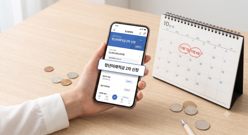 2026 청년미래적금 2차 신청방법 총정리! 신청기간, 가입 조건, 홀짝제 놓치지 않는 법