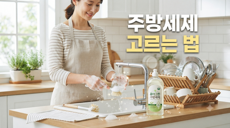 주방세제 고르는 법 완벽 가이드: 1종 세제 차이부터 인기 브랜드·추천까지