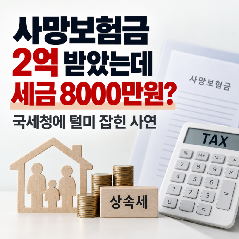 사망보험금 2억 받았는데 세금이 8000만원? ‘계약자 이름’보다 중요한 건 따로 있다