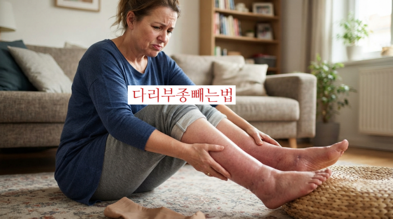 다리 부종 빼는 법, 압박스타킹부터 L자 다리·까치발 운동까지 싹 다 정리해드려요!