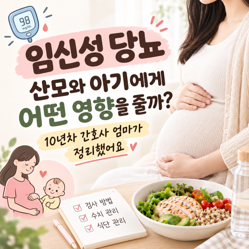 임신성 당뇨, 산모와 아기에게 어떤 영향을 줄까? 10년차 간호사 엄마가 정리했어요