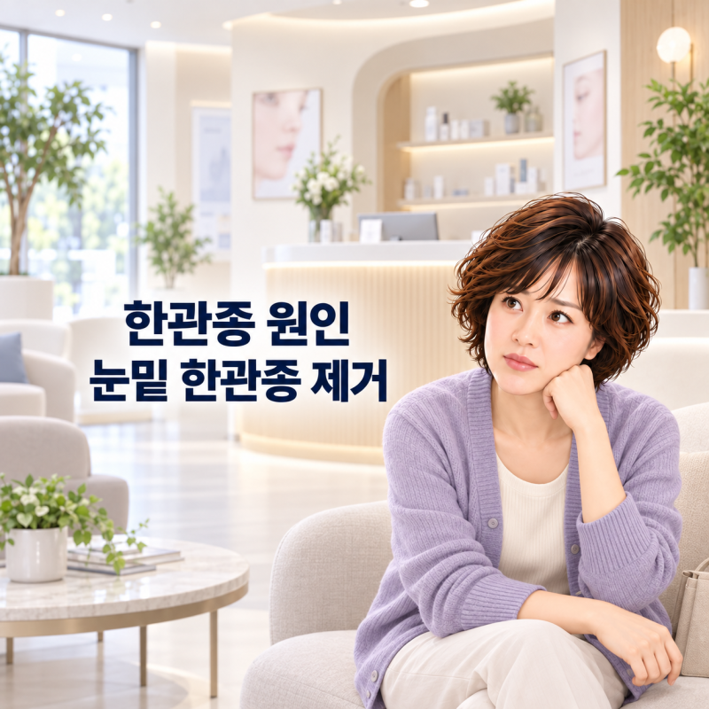 한관종 원인과 눈밑 한관종 특징, 한관종 제거 방법