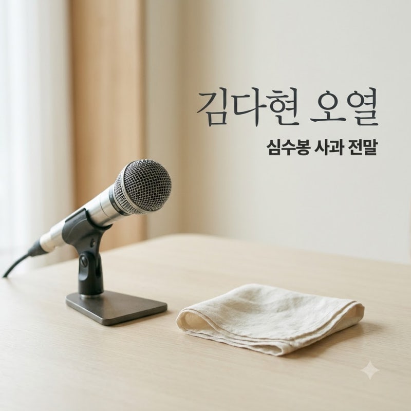 김다현 심수봉 발언에 오열, 공식 사과와 화해 전말 정리