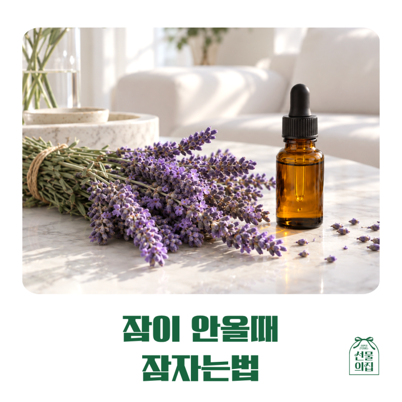잠이 안올때 잠자는법, 뒤척이는 밤 라벤더오일 활용법