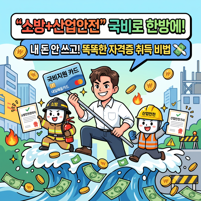 소방안전관리자 산업안전기사 국비지원 활용해 똑똑하게 취득하는 비법