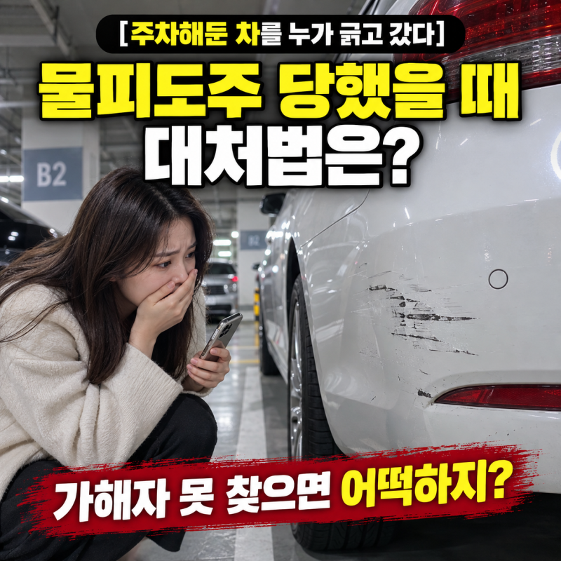 아파트 주차장 물피도주 당했다면? CCTV 확인부터 신고·관리실 책임까지