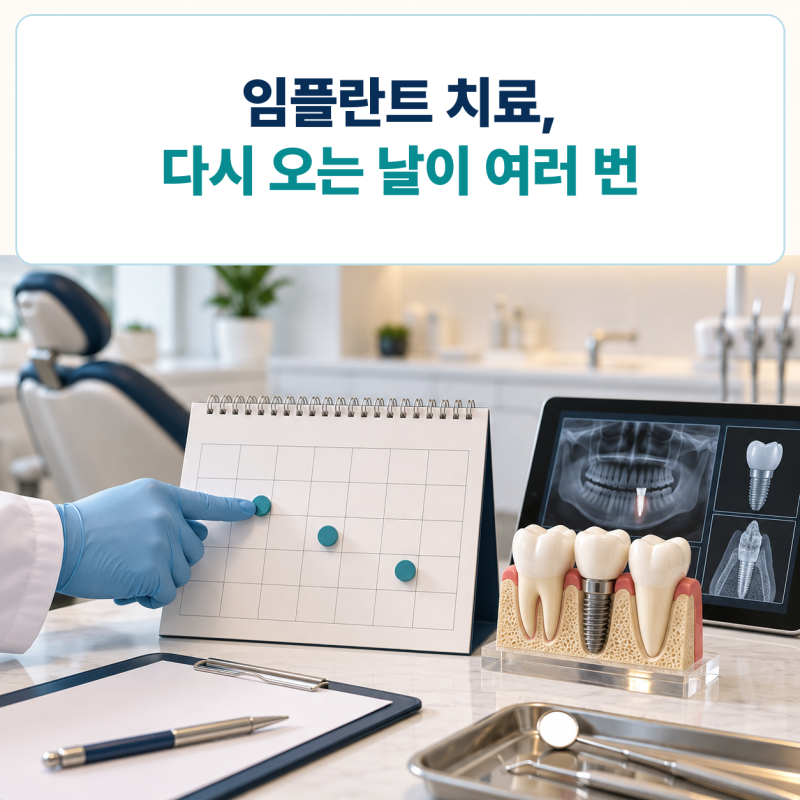 부평 임플란트, 동암역 치과든 어디든 다시 오는 날이 여러 번 생깁니다