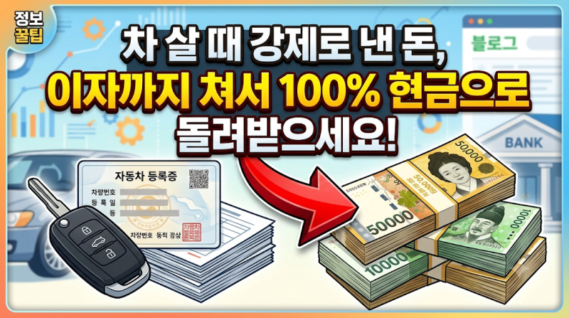 지역개발채권 미환급금조회 자동차환급금 3분 만에 20만 원 돌려받기