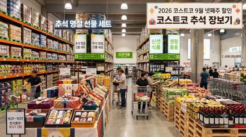2026 코스트코 9월 넷째주 할인상품 총정리 및 추석 장보기 추천템