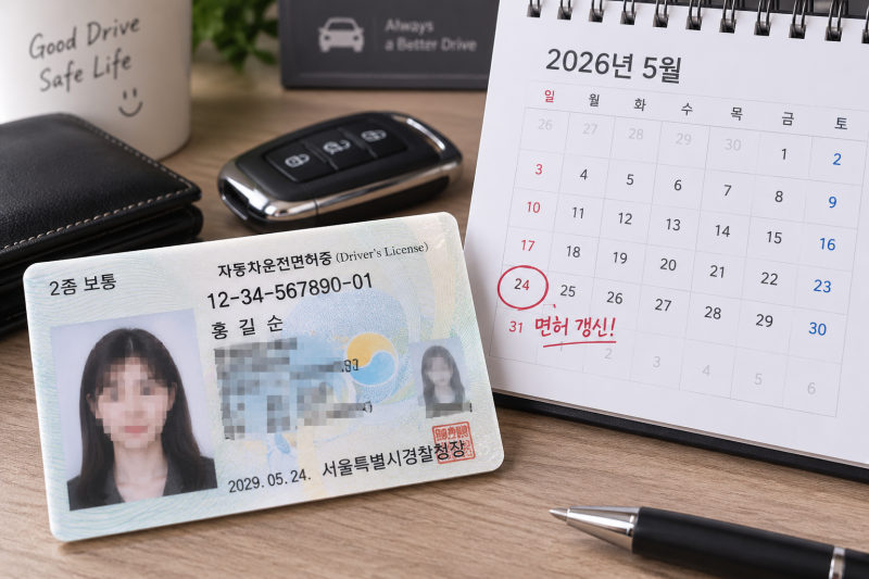 운전면허증 갱신 기간 언제까지? 준비물과 사진 규격까지 정리