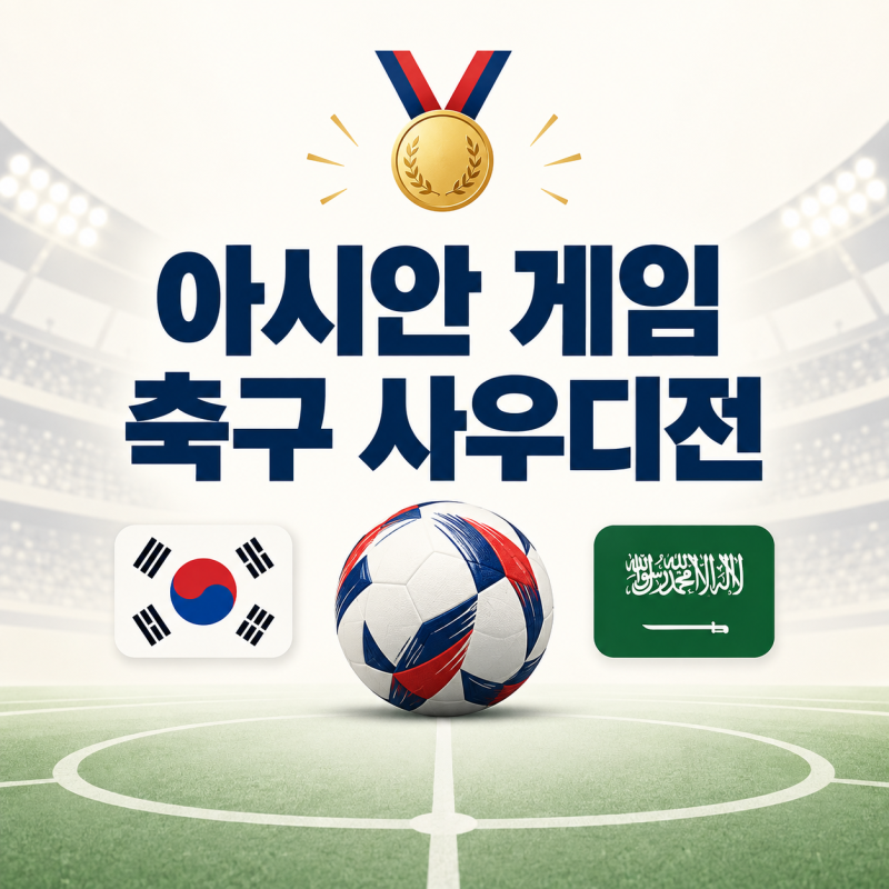아시안게임 축구 22일 사우디전, 대표팀 명단, 조 1위·중계방송·8강 대진