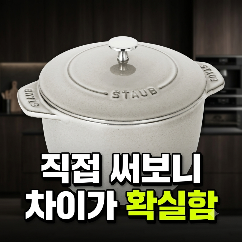 스타우브 라이스 꼬꼬떼 화이트 트러플 20cm 사기 전 꼭 봐야 할 장단점과 관리법