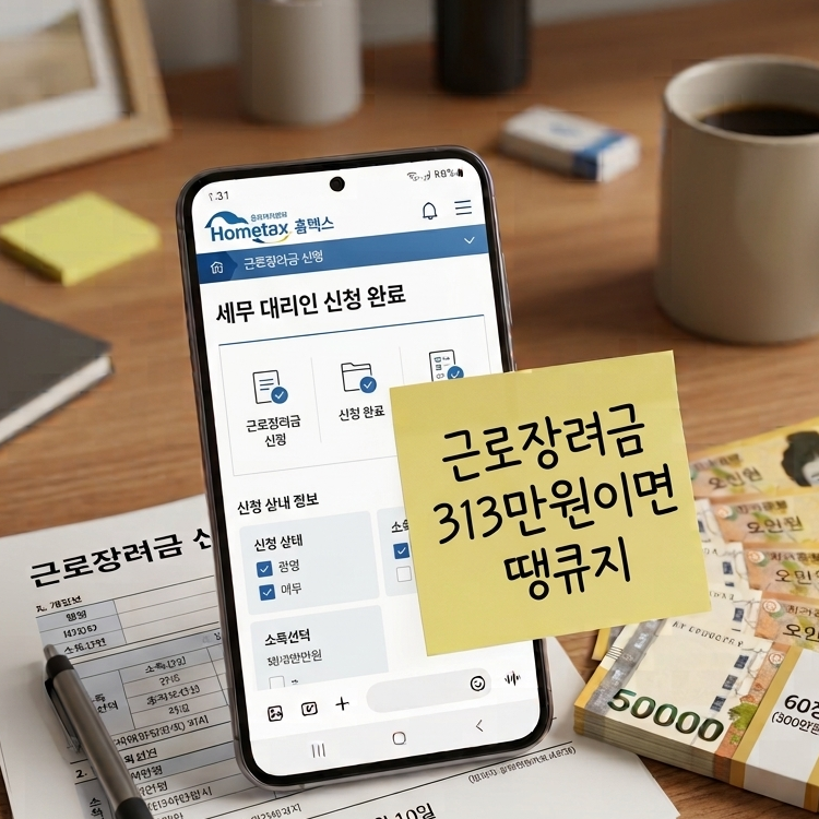 2조원 푼 근로장려금 기준 확인함 "이날 신청해서 받을 예정" ｜5% 감액돼도 최대 313만 원, 지....