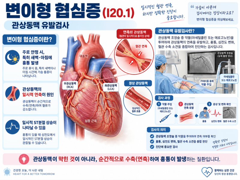 변이형 협심증(I20.1), 관상동맥 유발검사가 음성이면 보험금을 받을 수 없을까?_Prepared by 서호....