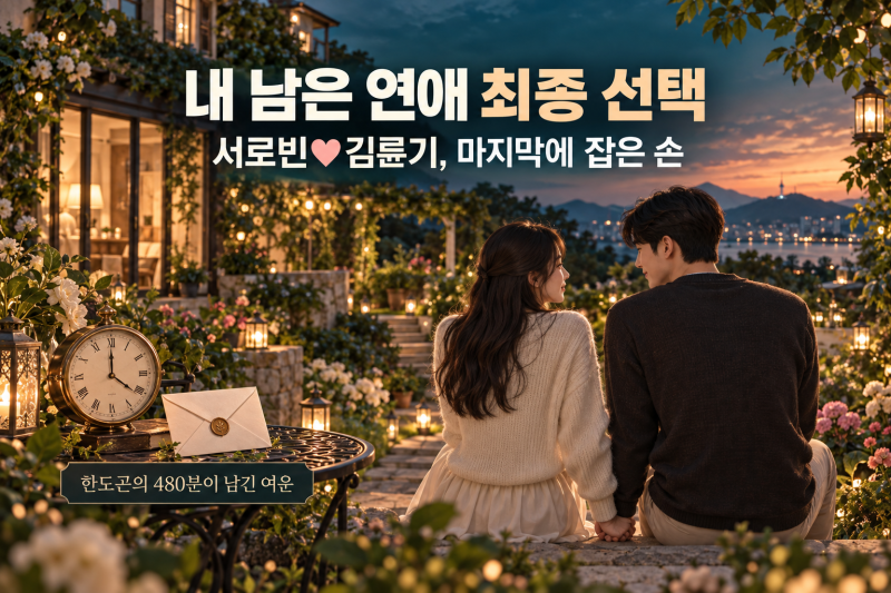 내 남은 연애 최종 선택, 서로빈♥김륜기 커플 됐다…한도곤의 480분과 마지막 결말