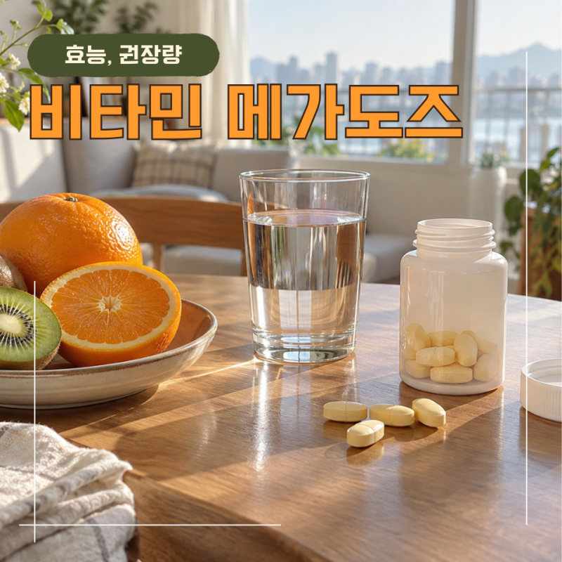 비타민C 메가도즈 제대로 알아보기, 하루 권장량 2000mg 괜찮을까?