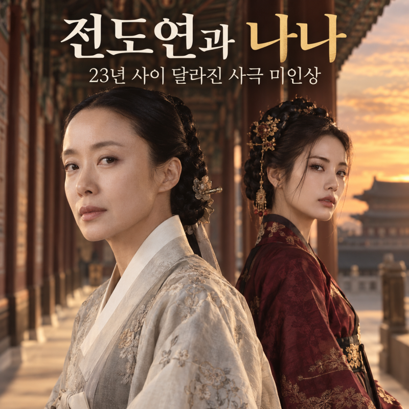"사극에 안 어울린다?" 나나 입술 논란 뒤에 숨은 23년의 변화
