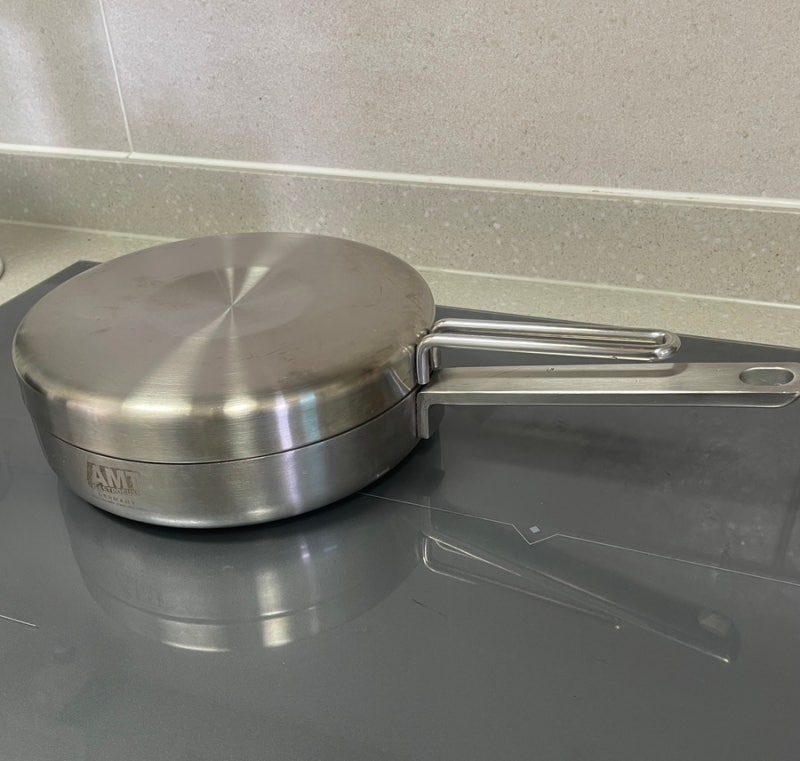 AMT 프로 22cm 와이드팬, 코팅팬 교체주기 고민하다 15개월째 쓰는 중