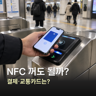 NFC 뜻 기능, 끄면 결제와 교통카드는 못 쓸까?