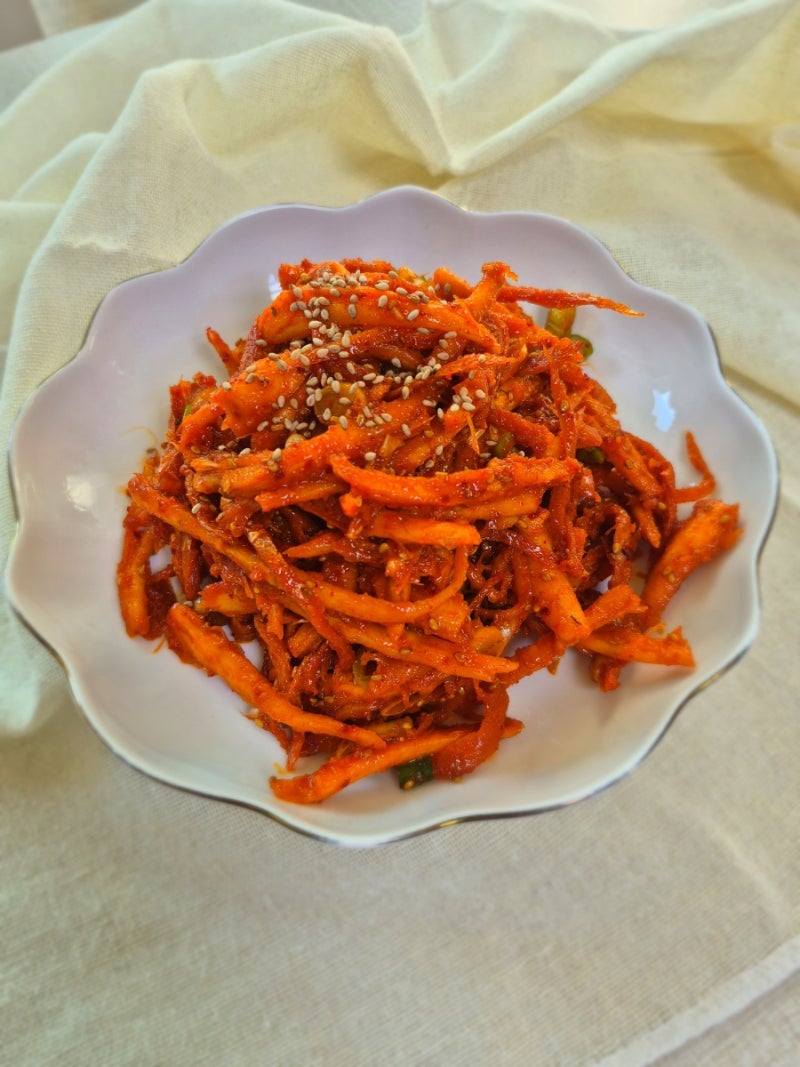 황태채 더덕무침 레시피