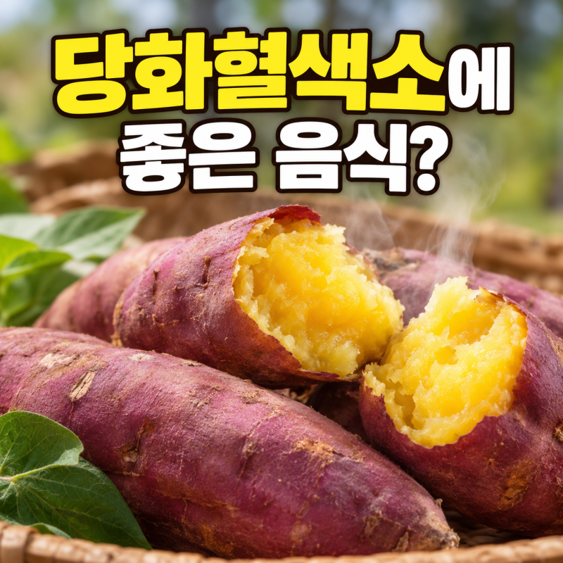 당화혈색소에 좋은 음식? 고구마를 먹을 때 알아두면 좋은 점