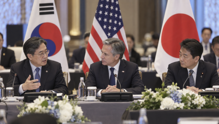 <b>한미일</b> 북한 대화 촉구, 단순한 <b>외교</b> 수사일까 실질적 변화일까