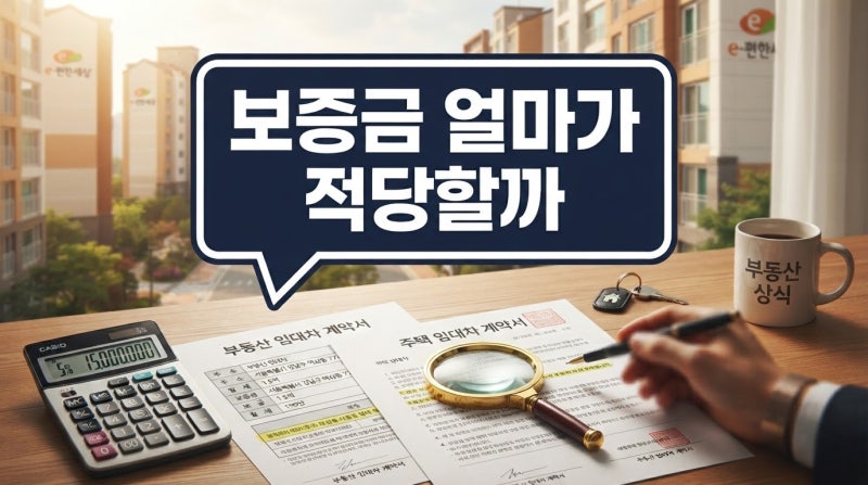월세 보증금 얼마가 적당할까 환산보증금 계산법